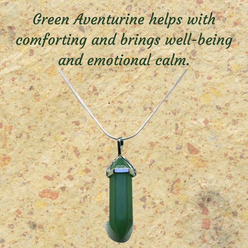 Green Aventurine Gemstone Pendant